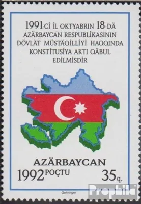 Produktbild von Briefmarken Aserbaidschan 1992 Mi 69 (kompl.Ausg.) postfrisch Unabhängigkeit