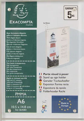 Produktbild von Exacompta Tischaufsteller Magnetverschluss A6