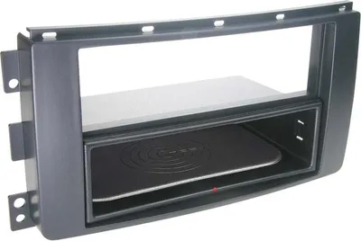 Image de Adaptateur de façade 2-DIN pour Inbay pour Smart ForTwo / ForFour noir