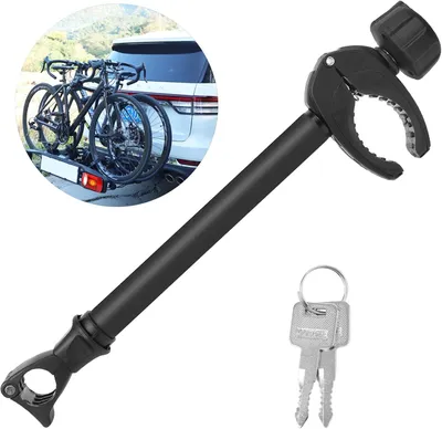 Produktbild von Rahmenhalter für Fahrradträger - 45 cm - Verriegelbar - Schwarz