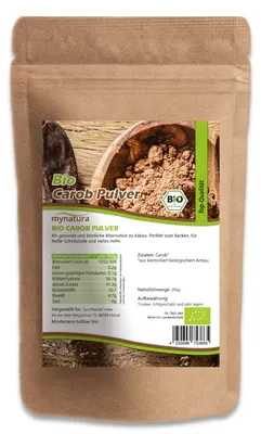 Produktbild von Mynatura  Carob Pulver – ab 250g - 1000g