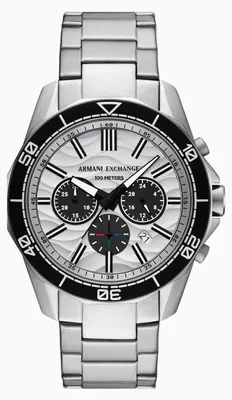 Produktbild von Armani Exchange AX1969 Chronograph Uhr Herrenuhr Edelstahl Chrono Datum silber