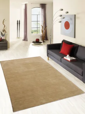 Produktbild von Teppich NONZA | Farbe: Beige; Größe: 280x310 cm | strapazierfähig und leicht zu reinigen | Wohnzimmer | Schlafzimmer