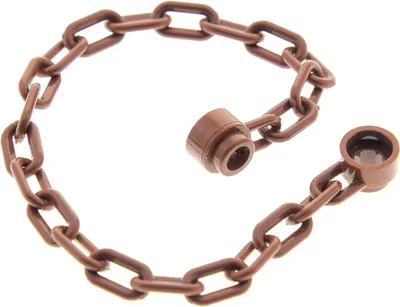 Produktbild von 1x Lego Kette 21 Glieder rot braun 4516713 39759 39763 60169 30104