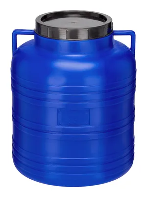 Produktbild von Garronda 60L Plastikfass BPA-freies Fass Behälter mit Deckel für Lebensmittel sowie GD-0087, Blau