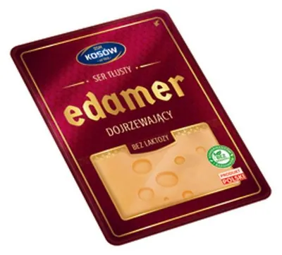 Zdjęcie produktu dla Ser Plastry Edamer OSM Kosów Lacki 150 g o/z