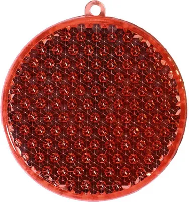 Produktbild von Reflektor "Rund" transparent-rot