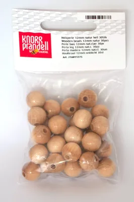 Produktbild von KNORR PRANDELL Holzperlen Ø 12 mm Buche Deutschland natur hell