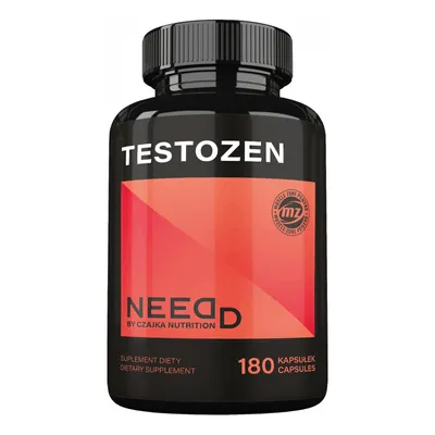 Produktbild von TestoZen 180 Vegane Kapseln - D-AsparaginsĂ¤ure 3000 mg & Muira Puama 1000 mg