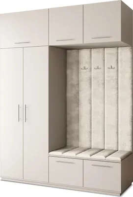 Produktbild von Masseno Garderobe-Set REMA 180/240/60 cm Modern Garderobenschrank Kaschmir