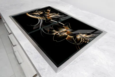 Produktbild von Glasschutzplatte Für Küche 2X35X52 Orchidee