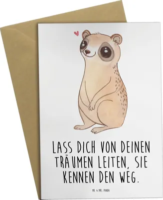 Produktbild von Mr. & Mrs. Panda babykarte Plumplori Glücklich - Weiß - Geschenk, Niedlich, vatertagskarte, einladungskarten, Glück, weihnachtskarten, Lustige Sprüche, osterkarten