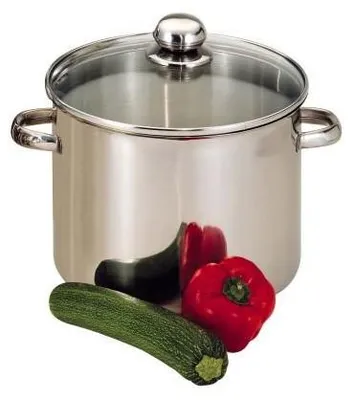 Obrázok produktu pre BAUMALU nerezová nádoba + sklenené veko - 26 cm