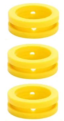 3 Silikon-O-Ringe für Getränkeautomaten, gelb