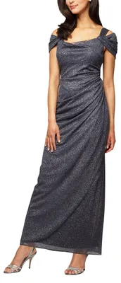 Produktbild von Alex Evenings Langes Schulterfreies Damenkleid für die Brautmutter formelle Vera