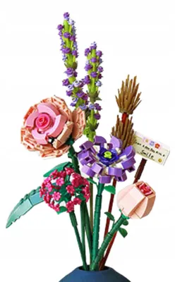 Produktbild von QBI Blumenstrauß Bausteine 547 Teile Kreativspielzeug