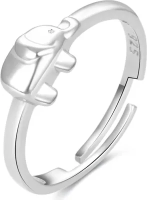 Image de Bague à pattes d'éléphant en argent AGGF490