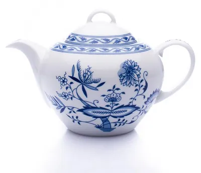 Produktbild von Saphyr, Teekanne, Zwiebel, 0,55 l, tschechisches Porzellan, Thun 1794