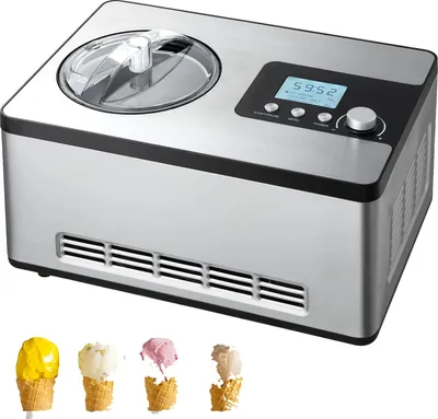 Zdjęcie produktu dla Kostkarka do lodu, pojemność 2 kwarty, moc 180 W, napięcie AC 120 V, poziom hałasu ≤ 60 dB(A),