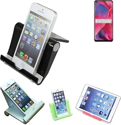 Produktbild von K-S-Trade Handy-Ständer kompatibel mit Oppo A74 5G faltbarer Tischständer Smartphone Tablet Halterung Reise