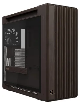 Zdjęcie produktu dla ASUS ProArt PA602 Wood Edition Retro Brown - Tempered Glass Panel, Midi Tower, PC, Brązowy, ATX, DTX, EATX, micro ATX, Mini-DTX, Mini-ITX, 18,5 cm, 44 cm