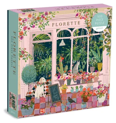 Produktbild von GALISON Quadratisches Puzzle Florette Florist 500 Teile