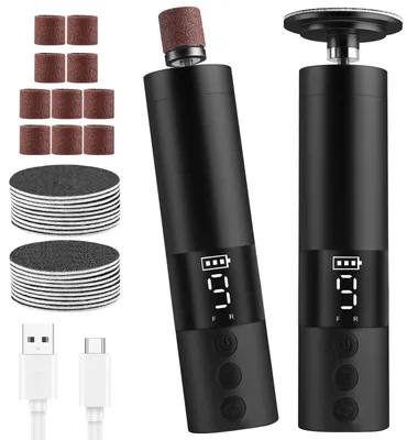 Imagen del producto de Pedicura eléctrica: 9 velocidades, 2 en 1