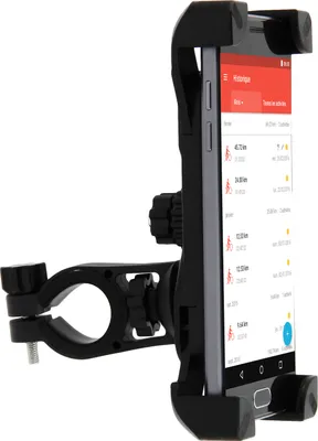 Image de Avizar, support de téléphone sécurisé pour vélos et VTT, couleur noire