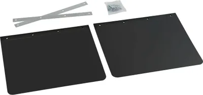 Immagine prodotto di Coppia di paraspruzzi Lampa compatibili con autocarri in PVC nero - 62x40 cm