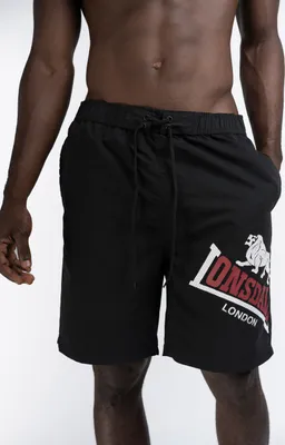 Produktbild von Herren Beachshorts normale Passform ATLOW Black XXL Lonsdale