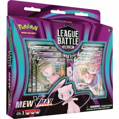 Zdjęcie produktu dla Hiszpański blister Pokemon Mew VMax Trading Card Game