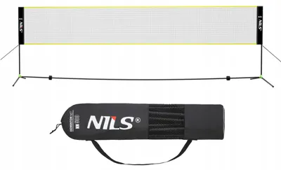 Produktbild von Nils Tragbares Badmintonnetz 5m Stahlrahmen Camping