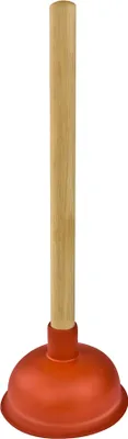 Produktbild von KÖRO Ausgussreiniger 110 mm mit Holzgriff / Saugglocke / Abflussreiniger / Pömpel