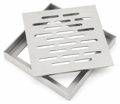 Obrázek produktu pro Čtvercová podlahová vpust s protiskluzovou úpravou – 250x250x20 mm
