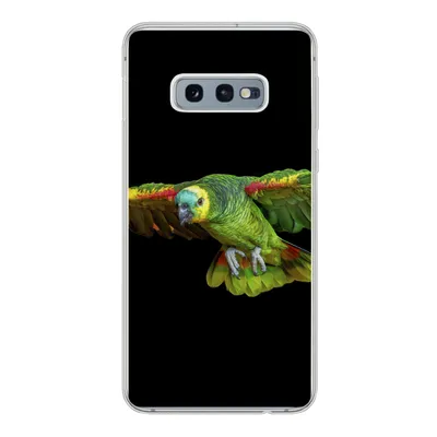 Produktbild von MuchoWow® Handyhülle Schutzhülle Hülle für Samsung Galaxy S10e Papagei - Vogel - Federn Silikon Softcase Handy Hülle - Handy