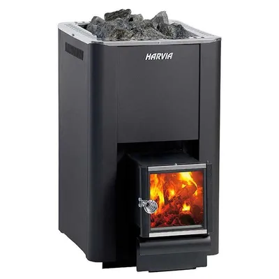 Zdjęcie produktu dla Piece do sauny opalane drewnem Harvia 20 Pro SL black 2.Bimschv