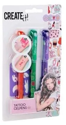 Produktbild von CREATE it! - Tattoo-Gelstifte 3-er Set