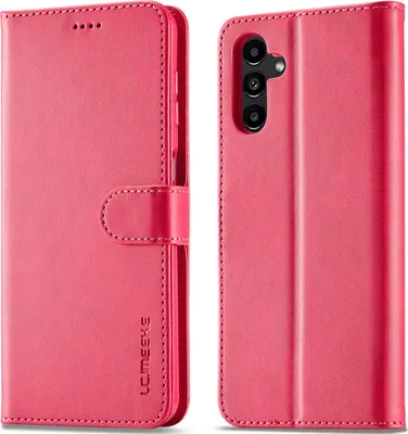 Produktbild von Hülle für Samsung Galaxy A16 5G/4G, Klapphüllen Brieftasche Leder Magnetverschluss Ständer Schutzhülle Rosa