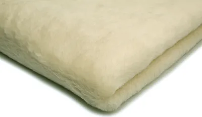 Obrázek produktu pro Umělá kožešina na jedné straně, krémová 50 x 160 cm