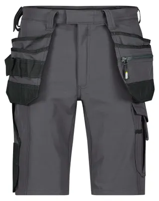Produktbild von Dassy Arbeitsshorts mit Holstertaschen Aurax 250111 Gr. 42-STANDARD anthrazitgrau/schwarz