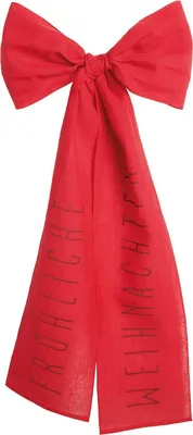 Produktbild von Stickpackung Gezählter Kreuzstich, Schleife Fröhliche Weihnachten