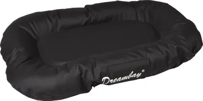 Produktbild von Flamingo Kissen Dreambay oval schwarz, Maße: 80 x 60 x 14 cm