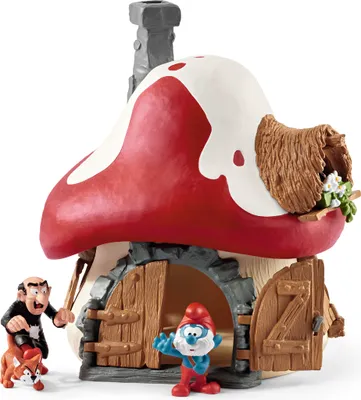Produktbild von Schleich - Tierfiguren, Schlumpf Haus mit 2 Figuren; 20803