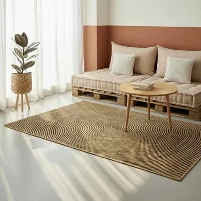 Productafbeelding van Modern Jute Tapijt 160 x 230 cm voor Binnen en Buiten