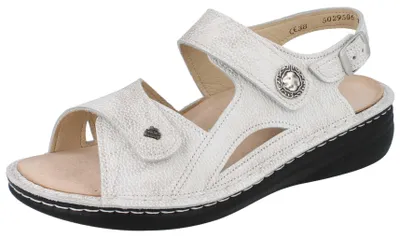 Produktbild von FINN COMFORT Barbuda Damen Sandale taupe Glattleder - Größe: 39