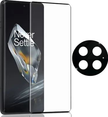 Produktbild von 1 Pack OnePlus 13 Displayschutzfolie und 1 Pack Linsenschutz – gehärtetes Glas 9H – Sup-Qualität 3D