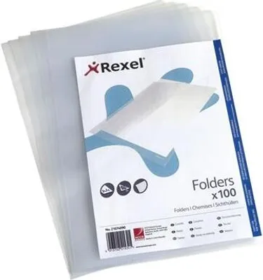 Obrázok produktu pre Rexel 21674090, 210 x 297 mm (A4), Priehľadná, Polypropylén (PP), 221 mm, 312 mm, 25 mm