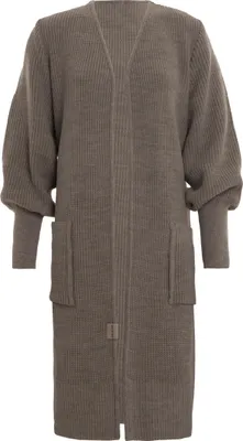 Produktbild von Knit Factory Patty Lange Strickjacke - Marron - 36/38