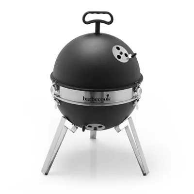 Produktbild von Barbecook Billy Holzkohlegrill schwarz Ø 30 cm Kugelgrill 3 Beine verschließbar