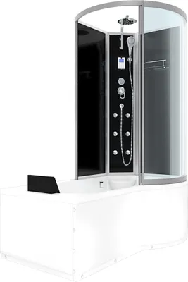 Produktbild von Kombination Badewanne Dusche K50-L31 Duschtempel 170x100 cm